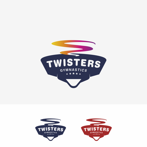 Twister Gymnastics Logo Rebrand - Modern, Exciting, Clean Logo Update for Kids Gymnastics Facility Design by Ok Lis