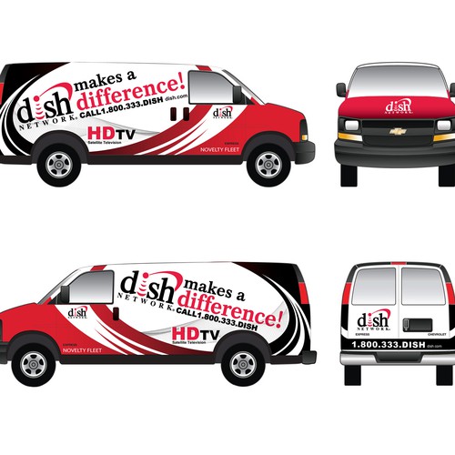 V&S 002 ~ REDESIGN THE DISH NETWORK INSTALLATION FLEET Design by maxmix