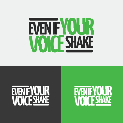 Fun Creative Logo for Empowering Mental Health Blog (speaking up, end silence, advocating 4 justice) Design by candwork