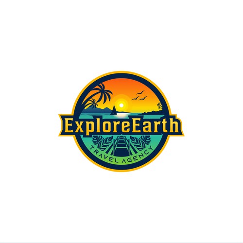 Design a logo for Explore Earth Travel Agency Diseño de zenoartdesign