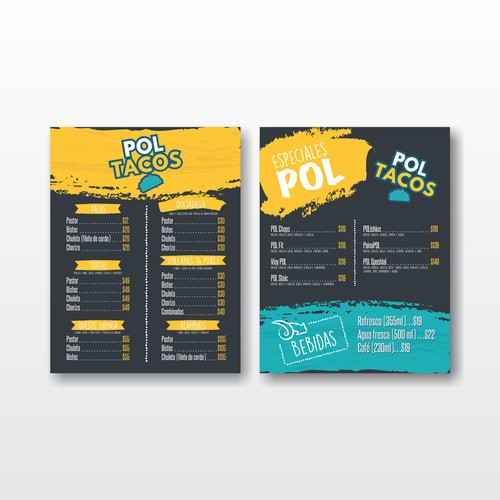 Menu contest entry by doko724