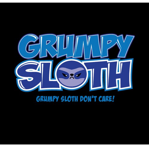 Grumpy Sloth Needs a Cartoony New Logo | Logo design contest