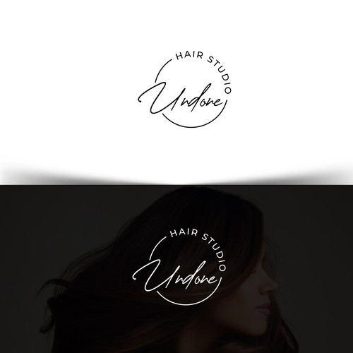 Luxury Hair Salon Logo and business card design Design por Web Hub Solution