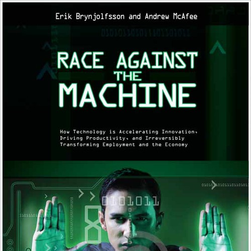 Create a cover for the book "Race Against the Machine" Réalisé par Anand_ARE