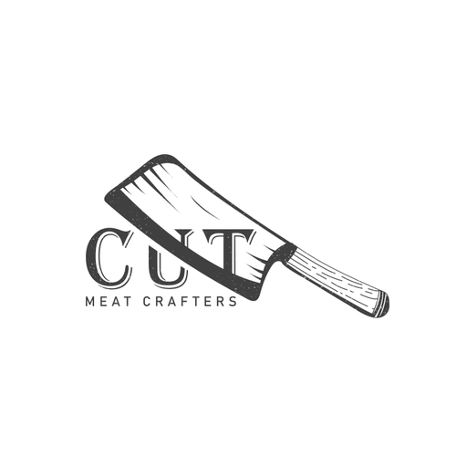 Design creative modern butcher shop logo and slogan Design by drawthink