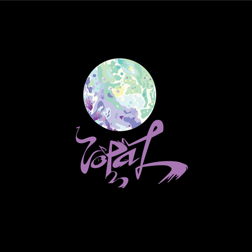 Abstract opal gemstone logo design for a blockchain-media creative company! Design von Kausab Strakin