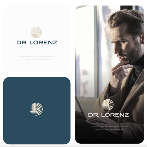 "Premium Minimalist Logo for High-End Medical Performance Brand (Dr. Lorenz)" winning Stationery