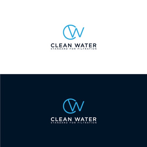 Simple Clean Logo for Water Filtration Company Design by garam