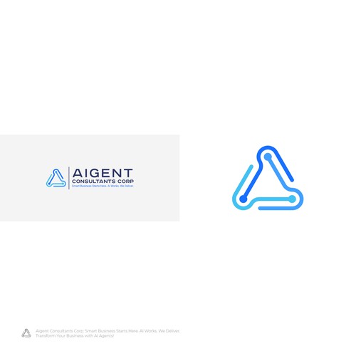 AI Agent Company: Appealing to small to medium sized businesses. Design by Brandstar™