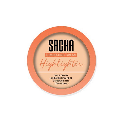 Sacha Luminating Cream Highlighter Design by ©Zone™