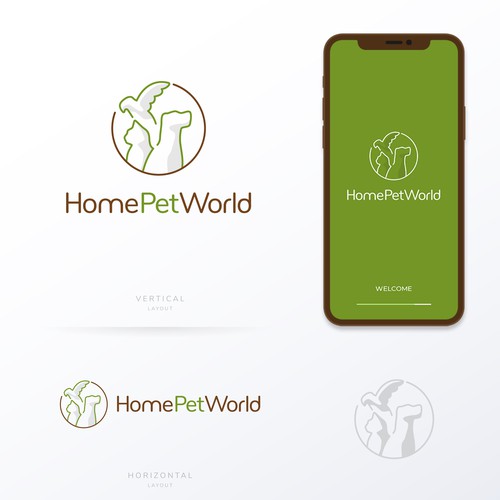 Brand for retail pet products Design by designing.infinity