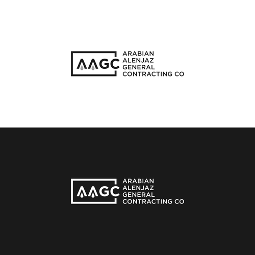 “Modern Industrial Logo for AAGC – Construction & Contracting Company” Design by WellYa