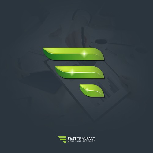 Fasttransact logo design デザイン by musafeer