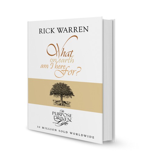 Book cover redesign for "What on Earth Am I Here For? The Purpose Driven Life" by Rick Warren Design by Ramshad Mohammed