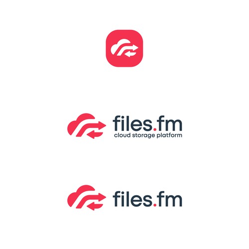 Files.fm logo and brand refresh for cloud storage platform Design by Omniverse™