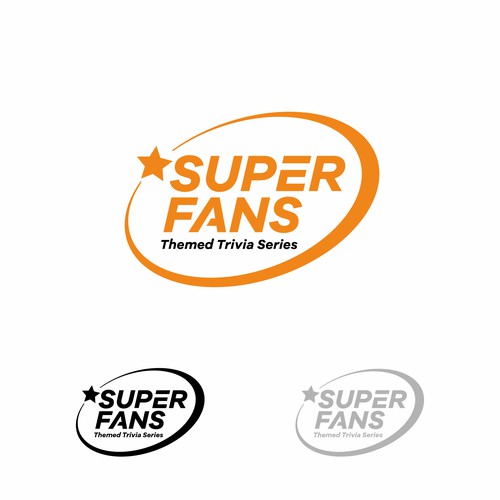 SUPER FANS Theme Trivia Series Logo Design by Hoki™