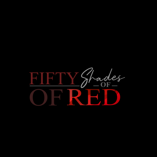 Logo for "50 Shades of Red" themed party Design by LogoLab77