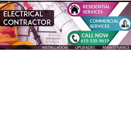 Create Facebook Cover for Electrical Contractor Design by Fazeel.Sajid