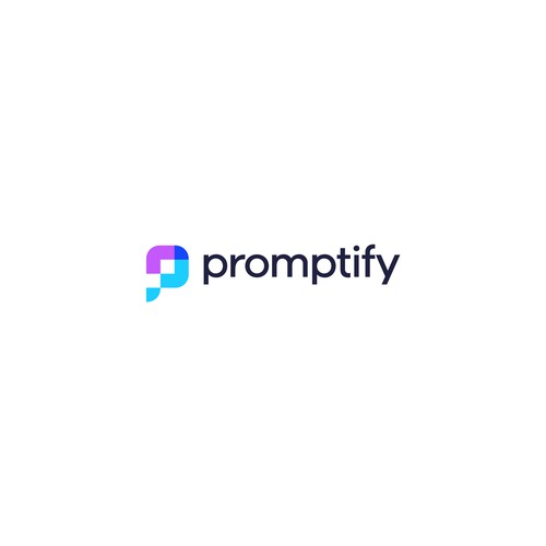 Modern, Simple and Sleek Logo for Promptify.com Design by d'zeNyu