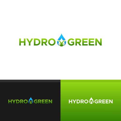 Sleek bold logo for hydroseeding company water droplet/grass-ontwerp door AjiCahyaF