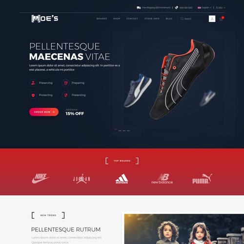 Web page design contest entry by FuturisticBug