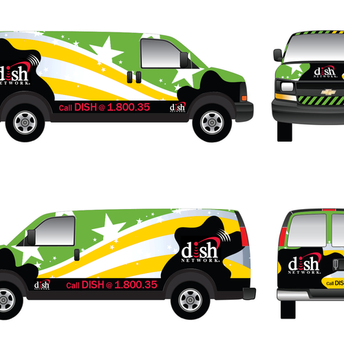 V&S 002 ~ REDESIGN THE DISH NETWORK INSTALLATION FLEET Design by Web2byte