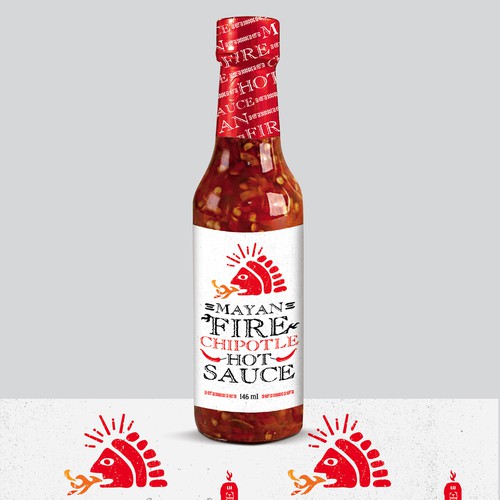 Design di Mayan Fire Hot Sauce di Rimposhe