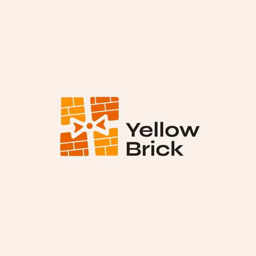 Yellow Brick Logo Design by web and graphics