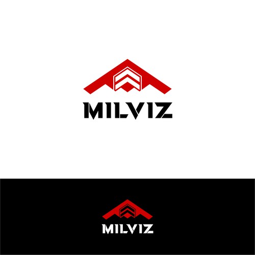 MILVIZ Logo - Producer of Military Flight Simulation Design by KEN™