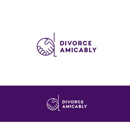 Logo for a new, healthy way for reasonable people to divorce Design by rinsku