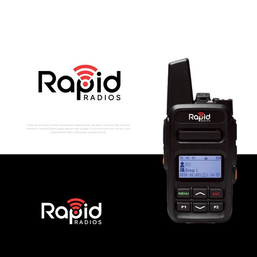 Masculine and Hip design for Walkie Talkie Brand Design by Half-Tone™