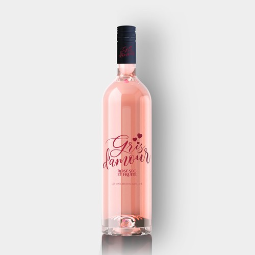 Creation D Une Etiquette De Vin Rose Girly Product Label Contest 99designs