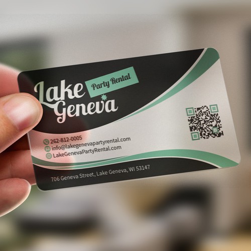 Party Rental Business Card Design by Tcmenk