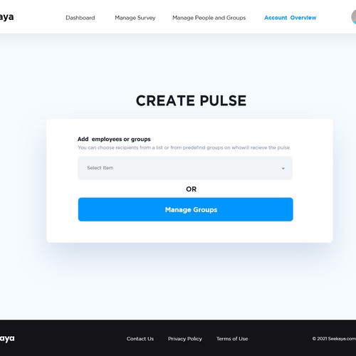Fun and intuitive webpage for employee satisfaction survey! Design by FuturisticBug