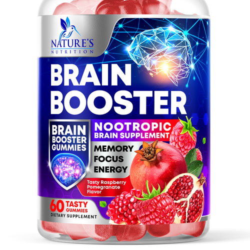 Brain Booster Supplement Design Needed for Nature's Nutrition Design by rembrandtjurin