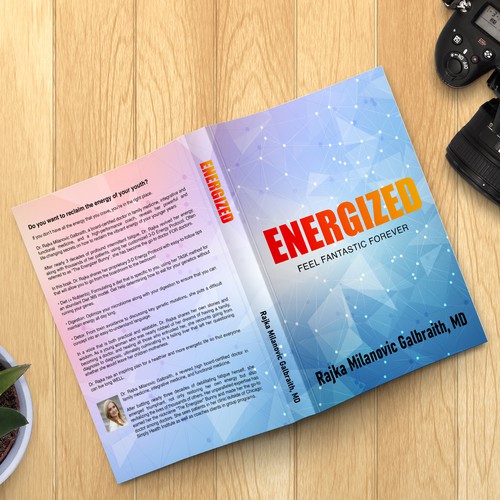 Design a New York Times Bestseller E-book and book cover for my book: Energized Design by M!ZTA