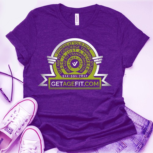 Create Bold, Dynamic Design for Get Age Fit Concierge Studio Apparel Design by ⭐ilLuXioNist⭐