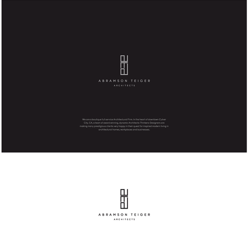 Award winning ARCHITECTURAL firm is re:branding its image. Design by INSPart