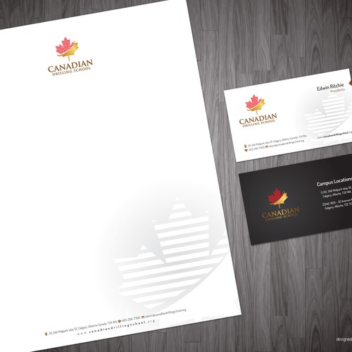 Papelaria proposta de design por DesignsTRIBE