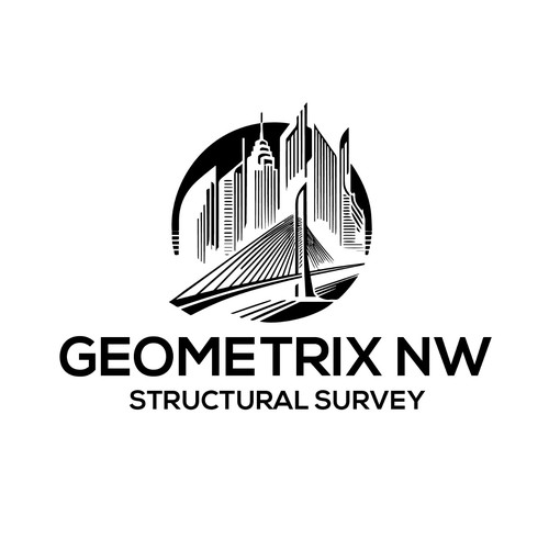 Bridge Construction Logo for Geometrix NW Design by oceandesign