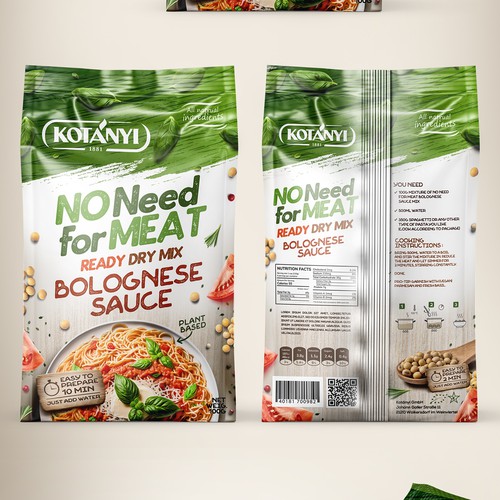 Packaging Project for International plant-based dry mix for International Herbs & Spices Company Design by Mr. Ozz