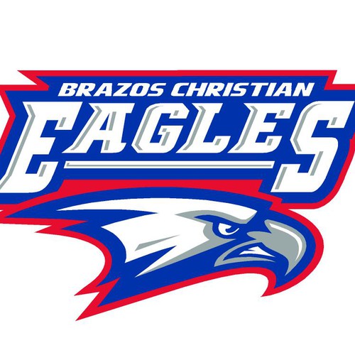 Design an orignal EAGLE mascot for Brazos Christian School Design by fs42158