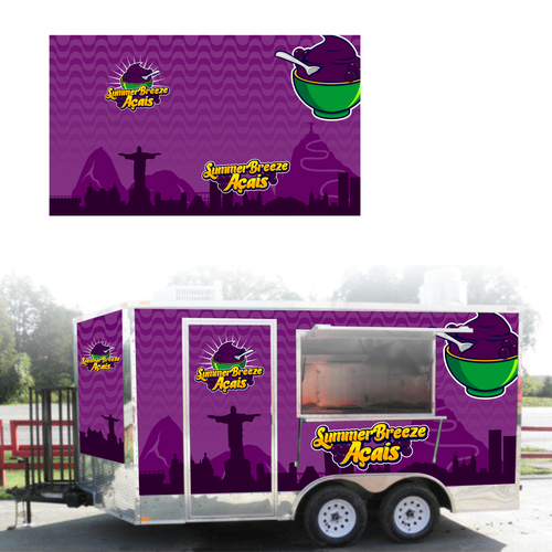 Design A Vinyl Wrap For An Açaí Food Trailer Car Truck Or