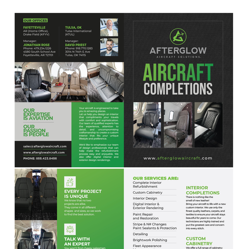 Striking Modern Brochure for Private Jet Owners Design by Devd Wankhade