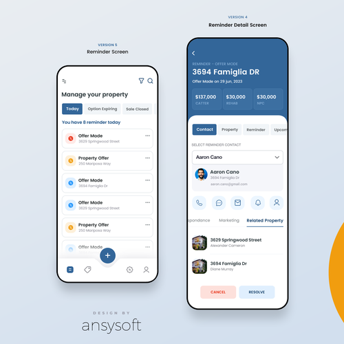 Help us modernize and simplify our reminders interface! Design by A N S Y S O F T