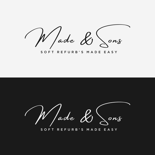 Design di Luxury Meets Ease: Logo & Card Design for Made & Sons di topx