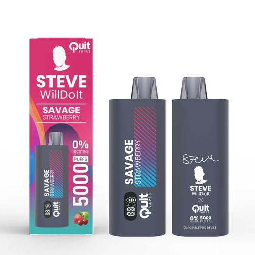 Quit Vape Package for disposable vape device Design by Kula Studio
