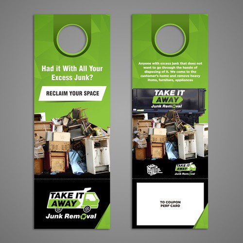 Jumbo door hanger design + ongoing projects | Postcard, flyer or print ...