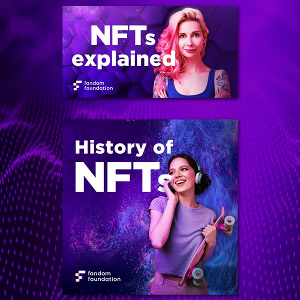 Fandom NFT social media images