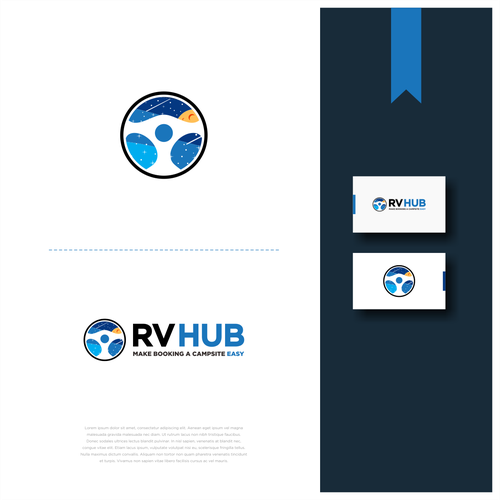 RV Hub, a campsite booking company Design by PIXSIA™